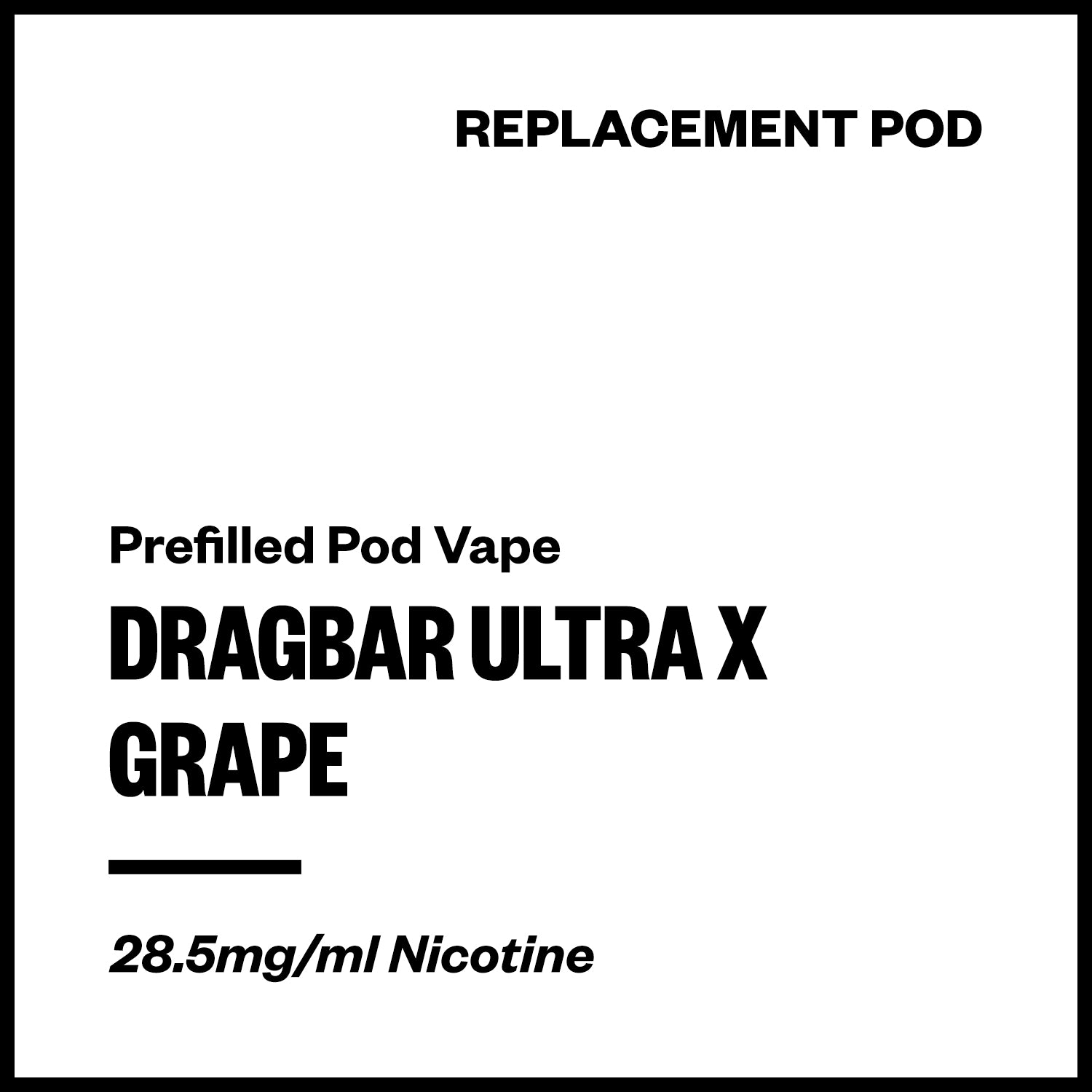 dragbar-ultra-x-pod-grape.jpg Dragbar Ultra X - Grape (Replacement Pod) - Image 1