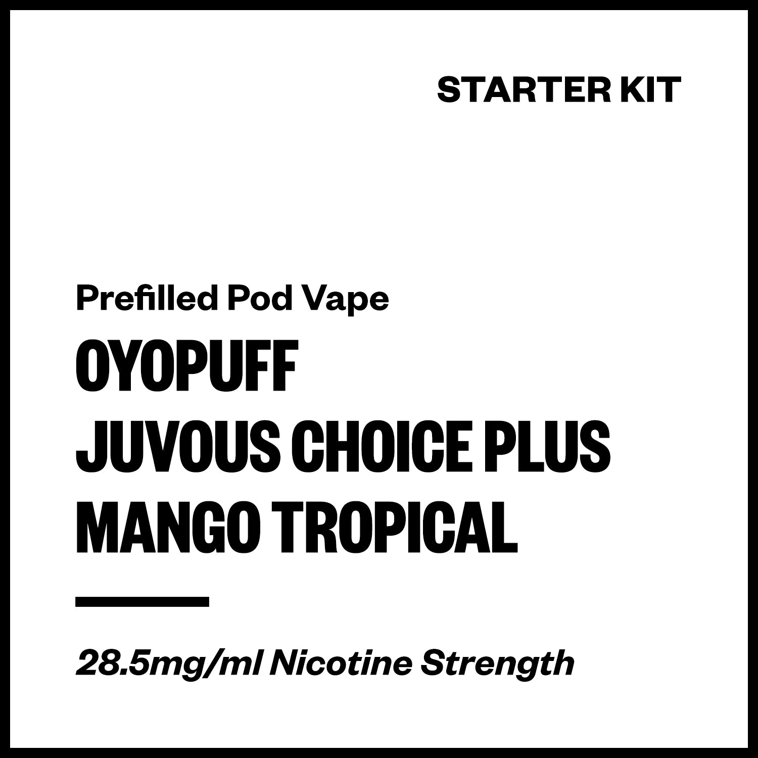 oyopuff-juvous-choice-plus-kit-mango-tropical.jpg Oyopuff Juvous Choice Plus - Mango Tropical (Starter Kit) - Image 1